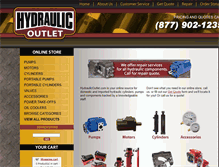 Tablet Screenshot of hydraulicoutlet.com